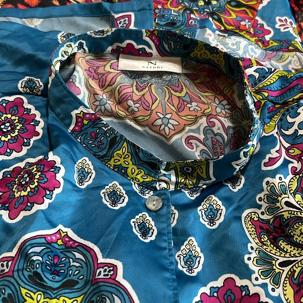 Natori Ottoman satin pajama set - Picture 3 of 6